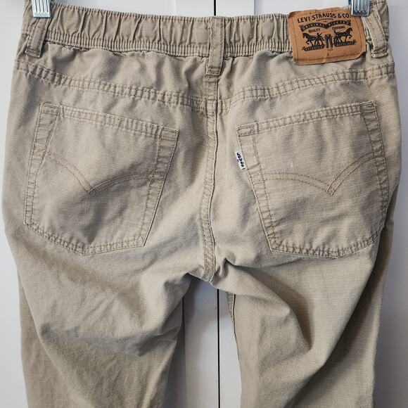 Levi's Tan Elastic Waist Pull On Jogger Size Large - Picture 5 of 6